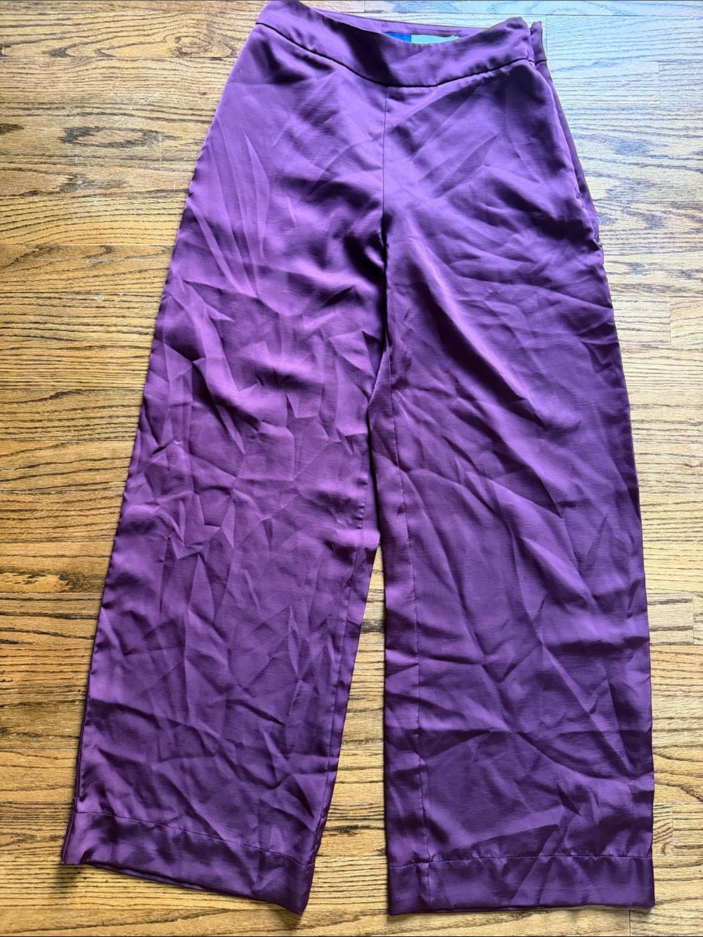 Old Navy High-Rise Full-Length Pants in Plum
